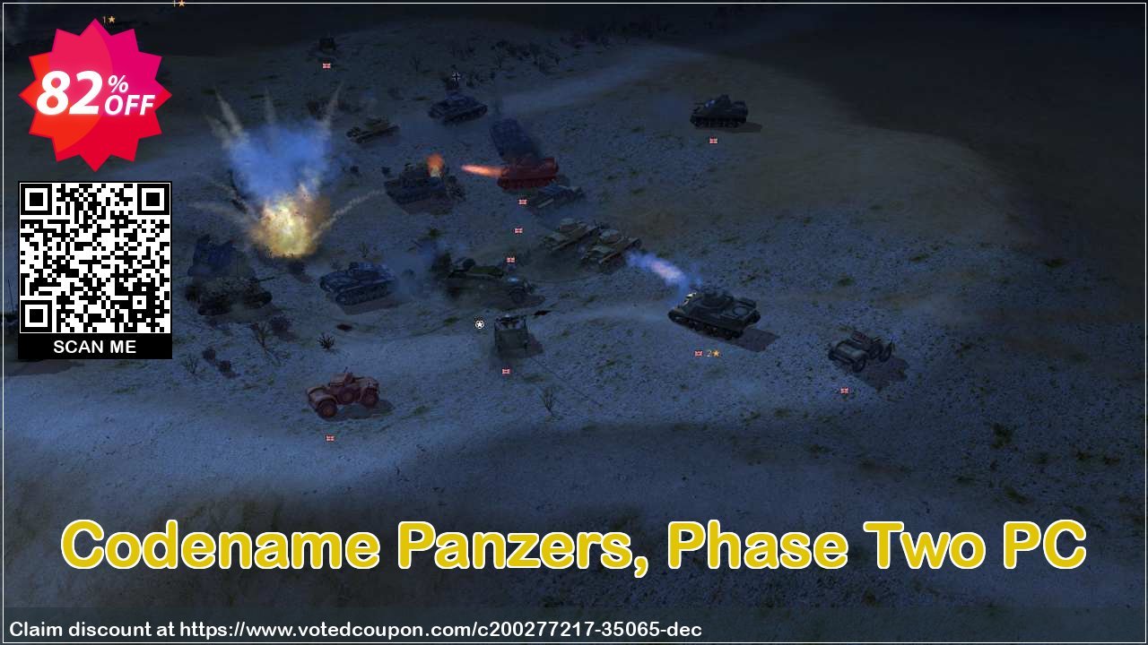 Codename Panzers, Phase Two PC Coupon, discount Codename Panzers, Phase Two PC Deal 2024 CDkeys. Promotion: Codename Panzers, Phase Two PC Exclusive Sale offer 