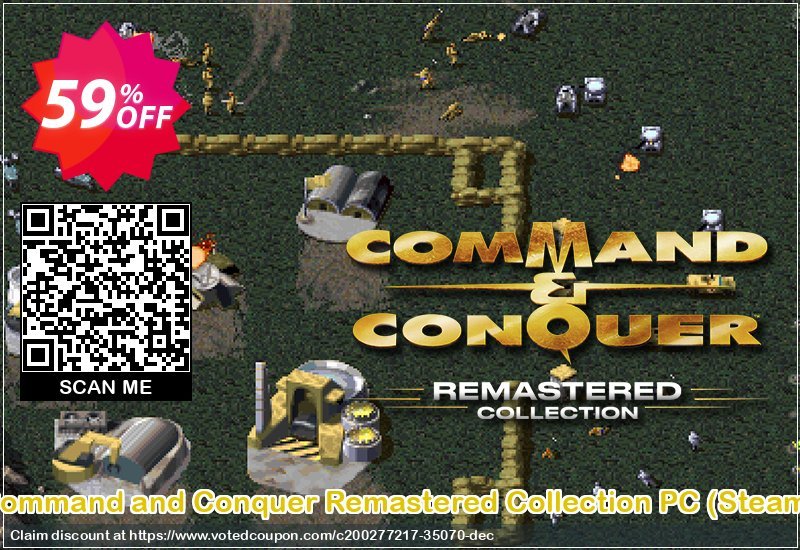 Command and Conquer Remastered Collection PC, Steam  Coupon Code Apr 2024, 59% OFF - VotedCoupon