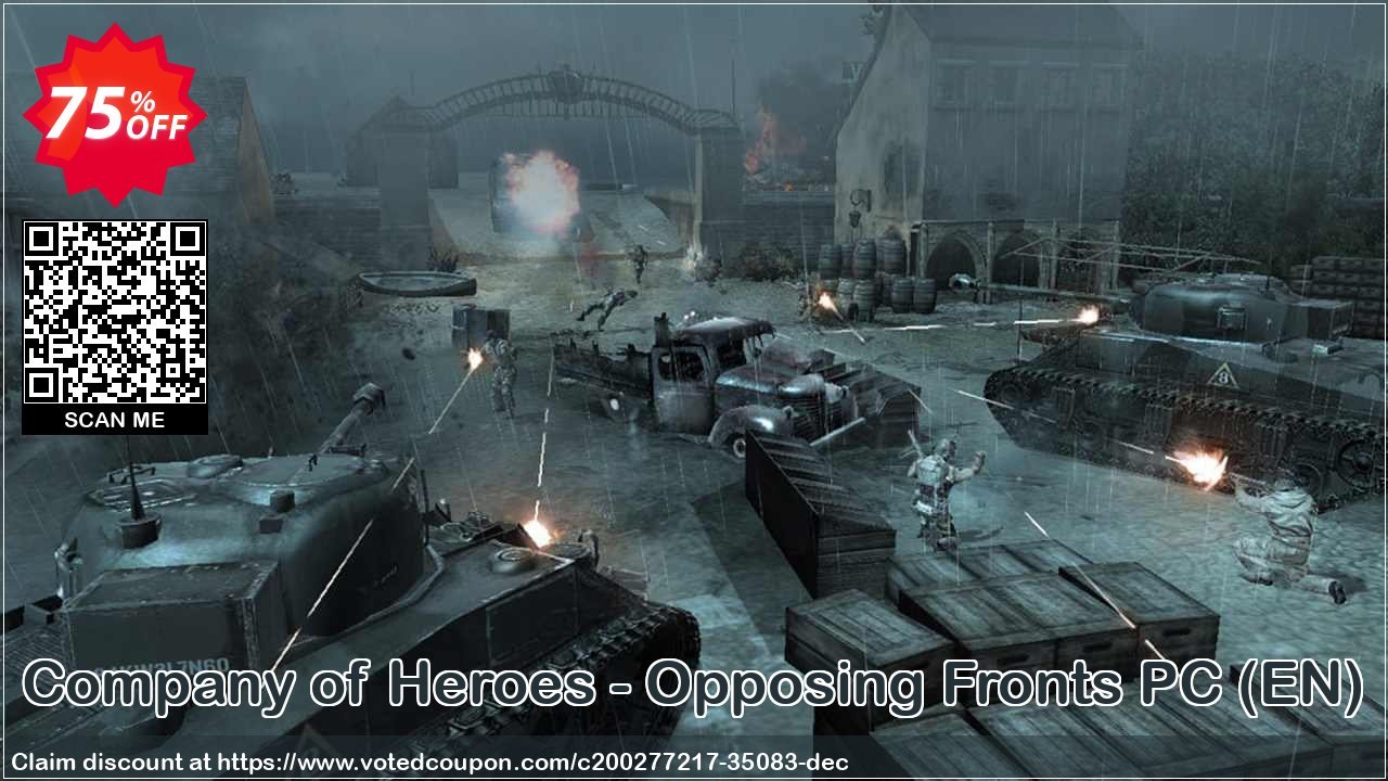 Company of Heroes - Opposing Fronts PC, EN  Coupon, discount Company of Heroes - Opposing Fronts PC (EN) Deal 2024 CDkeys. Promotion: Company of Heroes - Opposing Fronts PC (EN) Exclusive Sale offer 