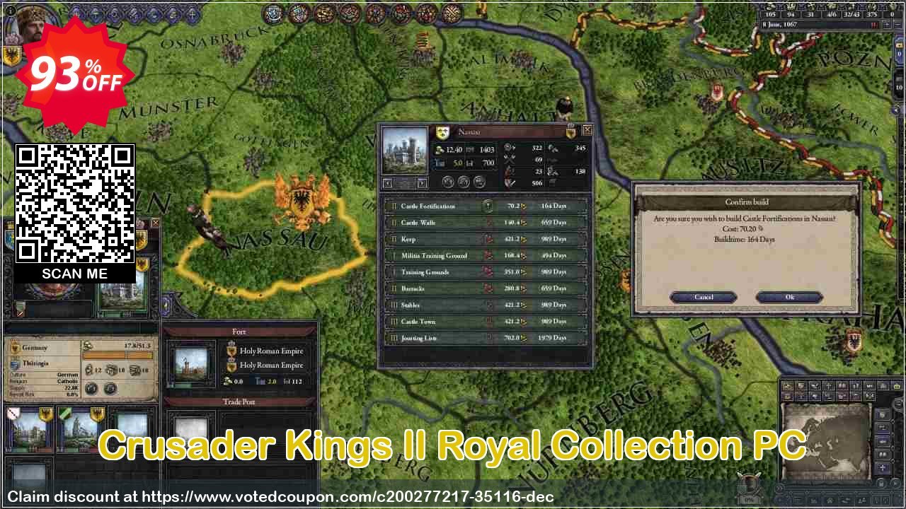 Crusader Kings II Royal Collection PC Coupon, discount Crusader Kings II Royal Collection PC Deal 2024 CDkeys. Promotion: Crusader Kings II Royal Collection PC Exclusive Sale offer 