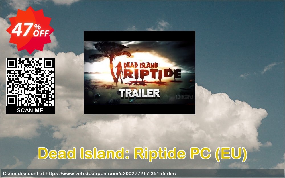 Dead Island: Riptide PC, EU  Coupon, discount Dead Island: Riptide PC (EU) Deal 2024 CDkeys. Promotion: Dead Island: Riptide PC (EU) Exclusive Sale offer 