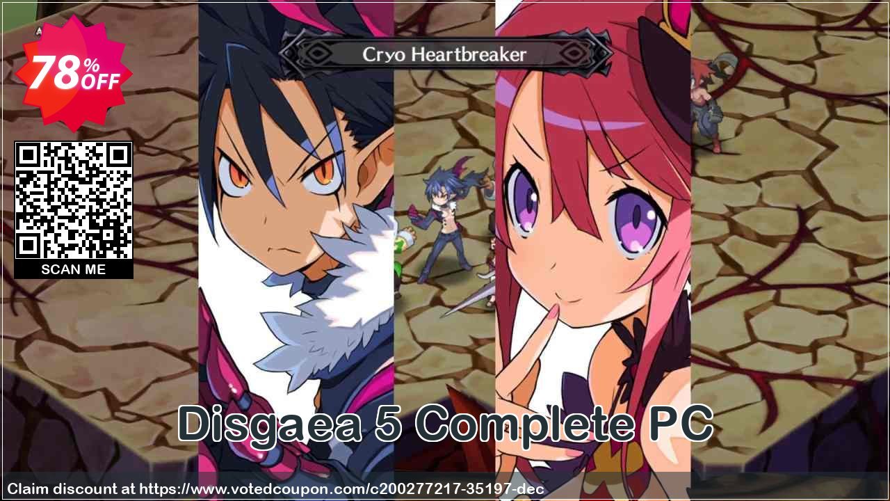 Disgaea 5 Complete PC Coupon, discount Disgaea 5 Complete PC Deal 2024 CDkeys. Promotion: Disgaea 5 Complete PC Exclusive Sale offer 