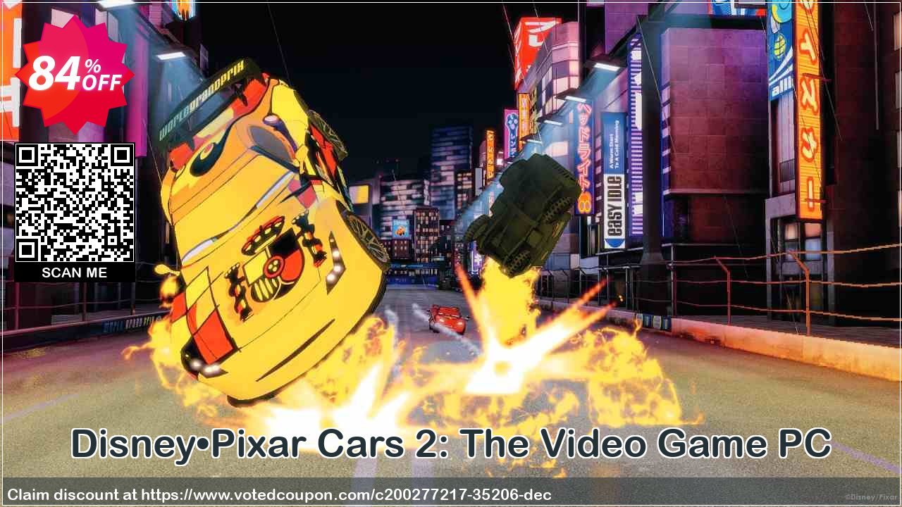 Disney•Pixar Cars 2: The Video Game PC Coupon Code Apr 2024, 84% OFF - VotedCoupon