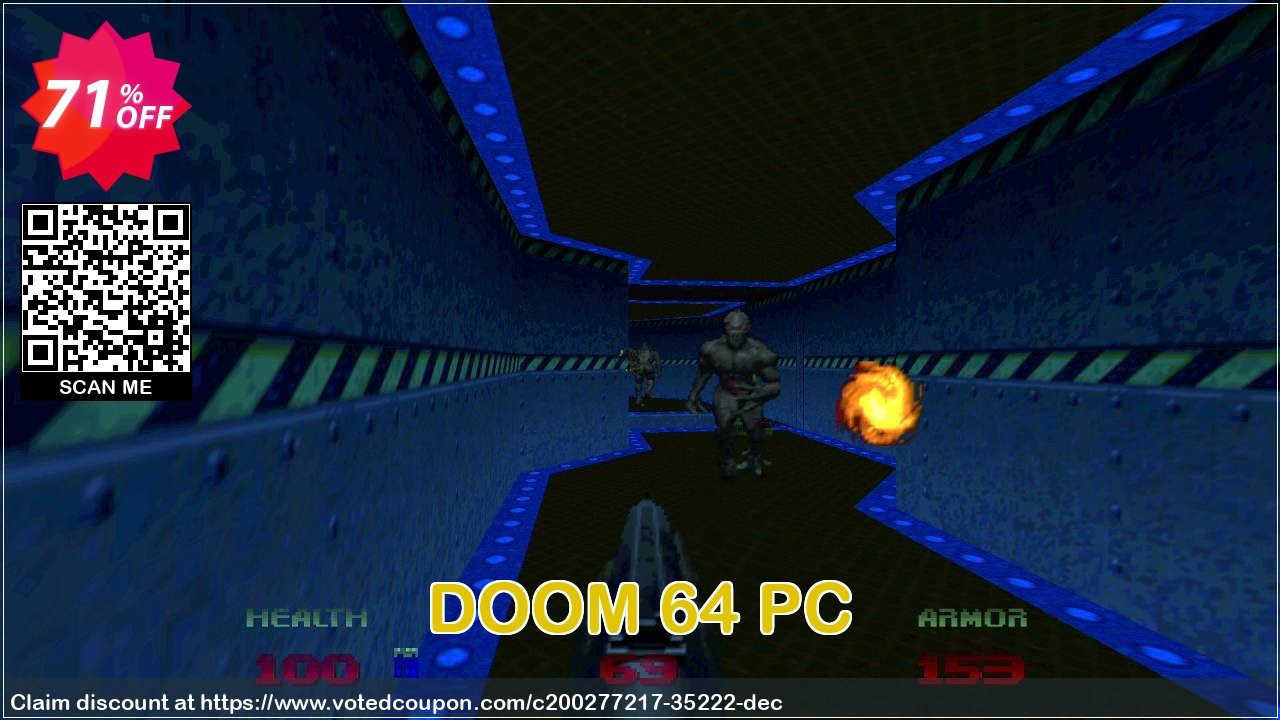 DOOM 64 PC Coupon, discount DOOM 64 PC Deal 2024 CDkeys. Promotion: DOOM 64 PC Exclusive Sale offer 