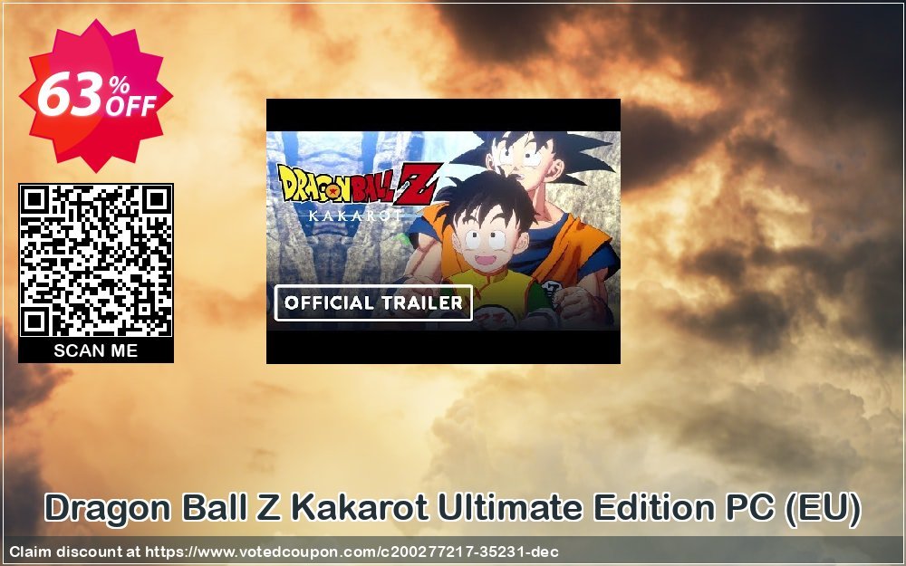 Dragon Ball Z Kakarot Ultimate Edition PC, EU  Coupon Code Apr 2024, 63% OFF - VotedCoupon