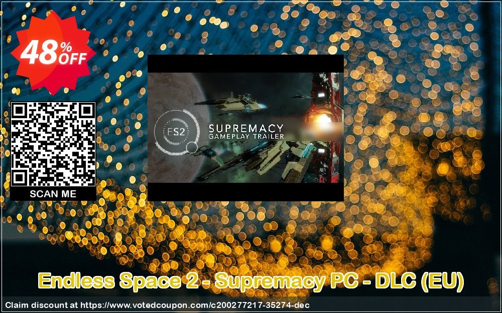 Endless Space 2 - SupreMACy PC - DLC, EU  Coupon, discount Endless Space 2 - Supremacy PC - DLC (EU) Deal 2024 CDkeys. Promotion: Endless Space 2 - Supremacy PC - DLC (EU) Exclusive Sale offer 