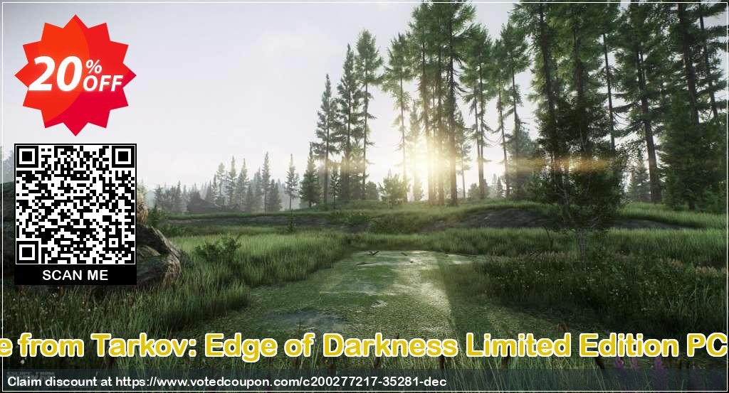 Escape from Tarkov: Edge of Darkness Limited Edition PC, Beta  Coupon, discount Escape from Tarkov: Edge of Darkness Limited Edition PC (Beta) Deal 2024 CDkeys. Promotion: Escape from Tarkov: Edge of Darkness Limited Edition PC (Beta) Exclusive Sale offer 