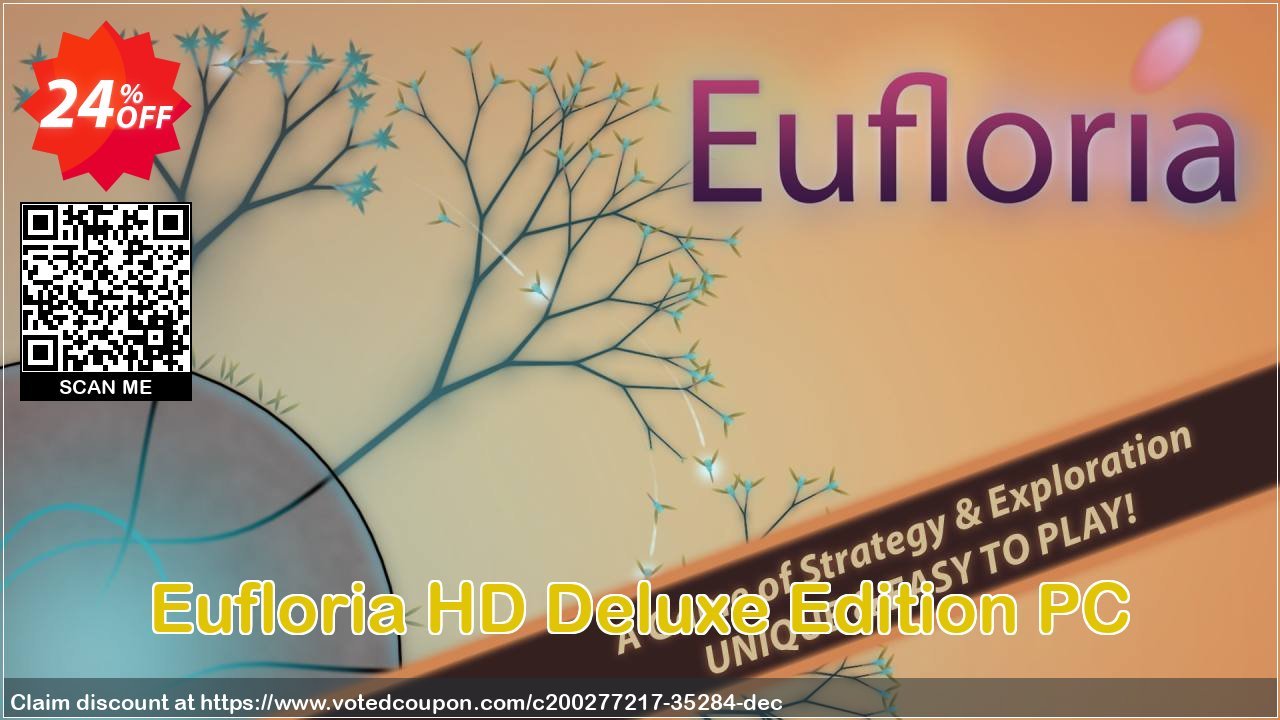 Eufloria HD Deluxe Edition PC Coupon, discount Eufloria HD Deluxe Edition PC Deal 2024 CDkeys. Promotion: Eufloria HD Deluxe Edition PC Exclusive Sale offer 