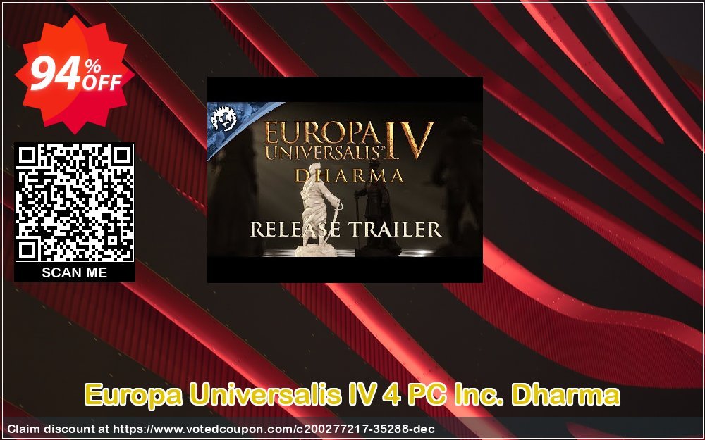 Europa Universalis IV 4 PC Inc. Dharma Coupon, discount Europa Universalis IV 4 PC Inc. Dharma Deal 2024 CDkeys. Promotion: Europa Universalis IV 4 PC Inc. Dharma Exclusive Sale offer 
