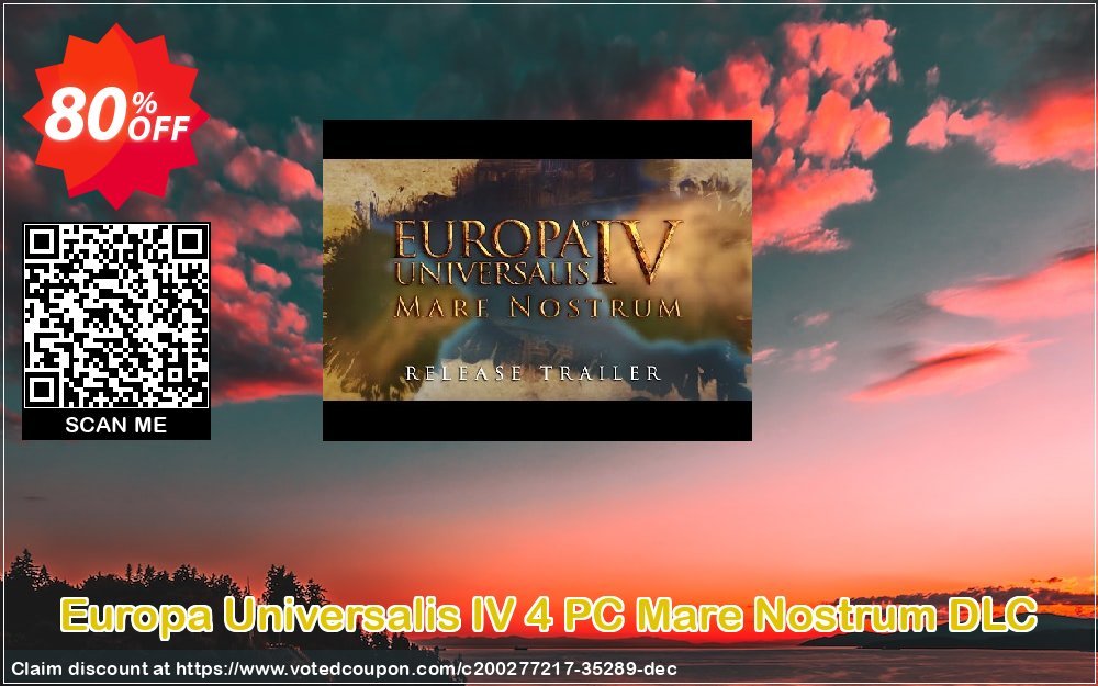 Europa Universalis IV 4 PC Mare Nostrum DLC Coupon Code Apr 2024, 80% OFF - VotedCoupon