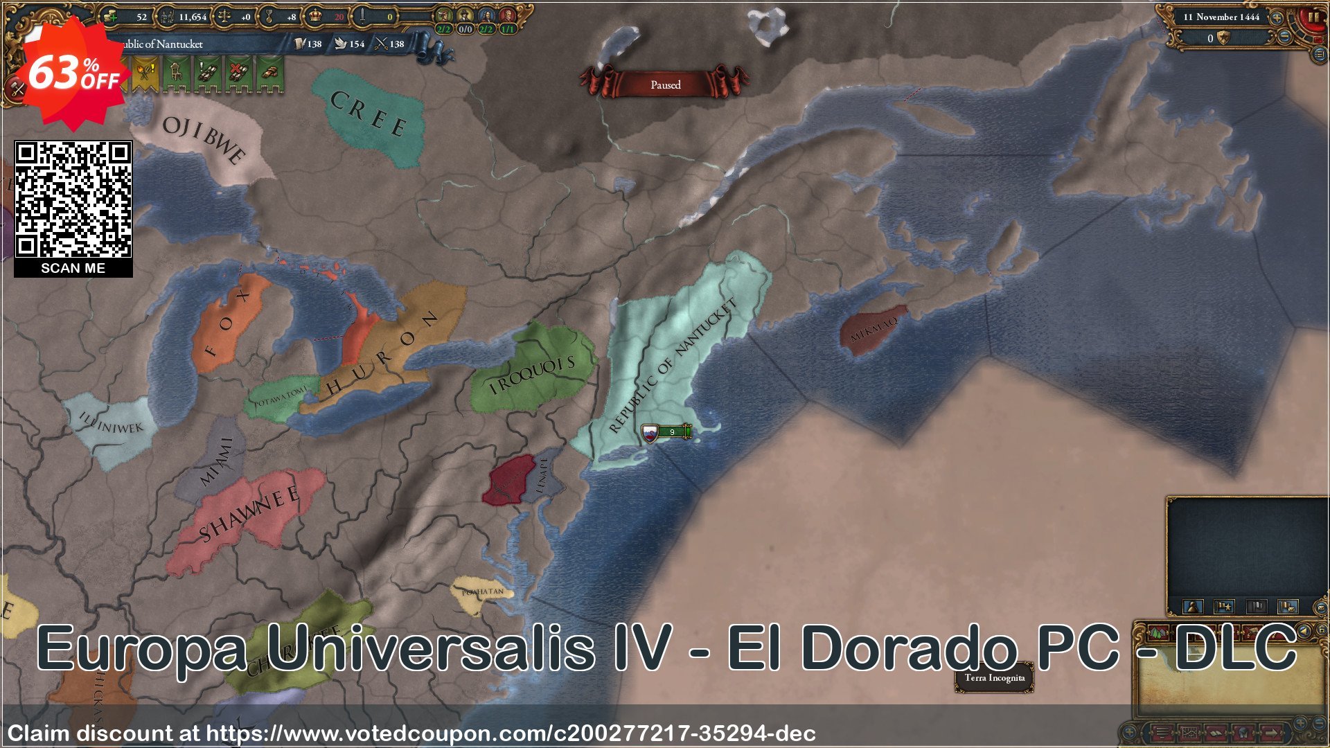 Europa Universalis IV - El Dorado PC - DLC Coupon, discount Europa Universalis IV - El Dorado PC - DLC Deal 2024 CDkeys. Promotion: Europa Universalis IV - El Dorado PC - DLC Exclusive Sale offer 