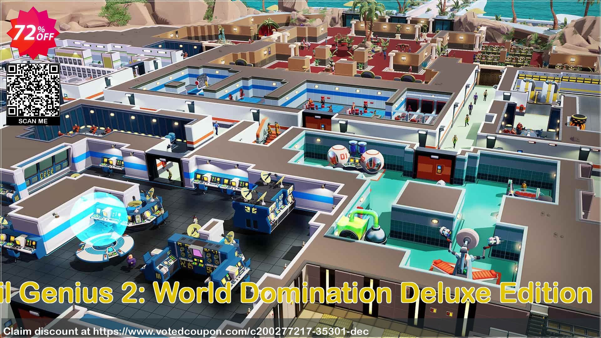 Evil Genius 2: World Domination Deluxe Edition PC Coupon Code Apr 2024, 72% OFF - VotedCoupon