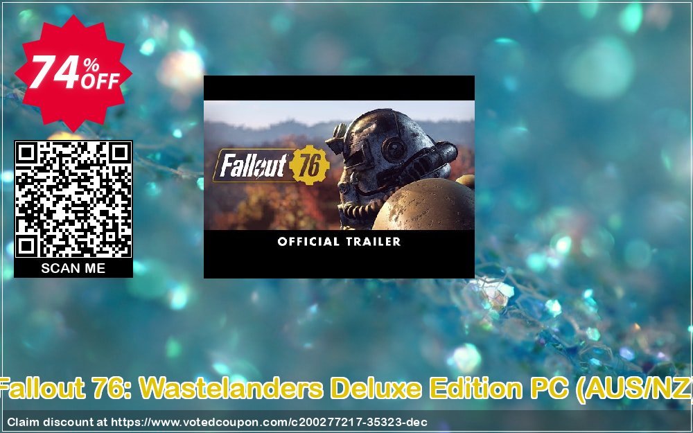 Fallout 76: Wastelanders Deluxe Edition PC, AUS/NZ  Coupon, discount Fallout 76: Wastelanders Deluxe Edition PC (AUS/NZ) Deal 2024 CDkeys. Promotion: Fallout 76: Wastelanders Deluxe Edition PC (AUS/NZ) Exclusive Sale offer 