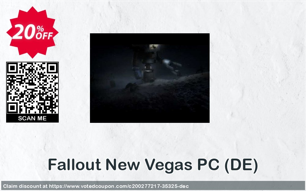 Fallout New Vegas PC, DE  Coupon, discount Fallout New Vegas PC (DE) Deal 2024 CDkeys. Promotion: Fallout New Vegas PC (DE) Exclusive Sale offer 