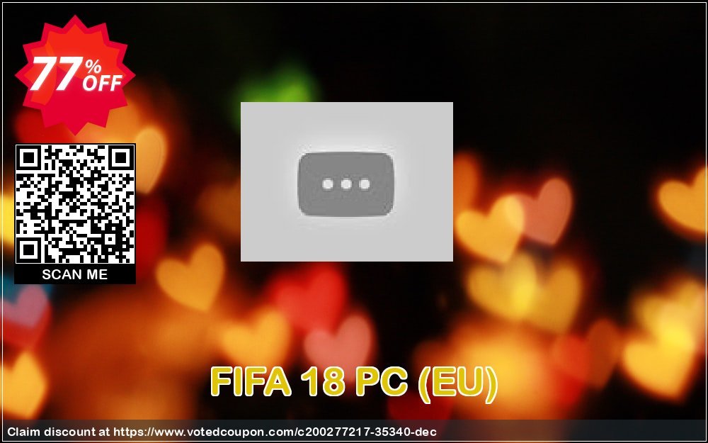 FIFA 18 PC, EU  Coupon, discount FIFA 18 PC (EU) Deal 2024 CDkeys. Promotion: FIFA 18 PC (EU) Exclusive Sale offer 