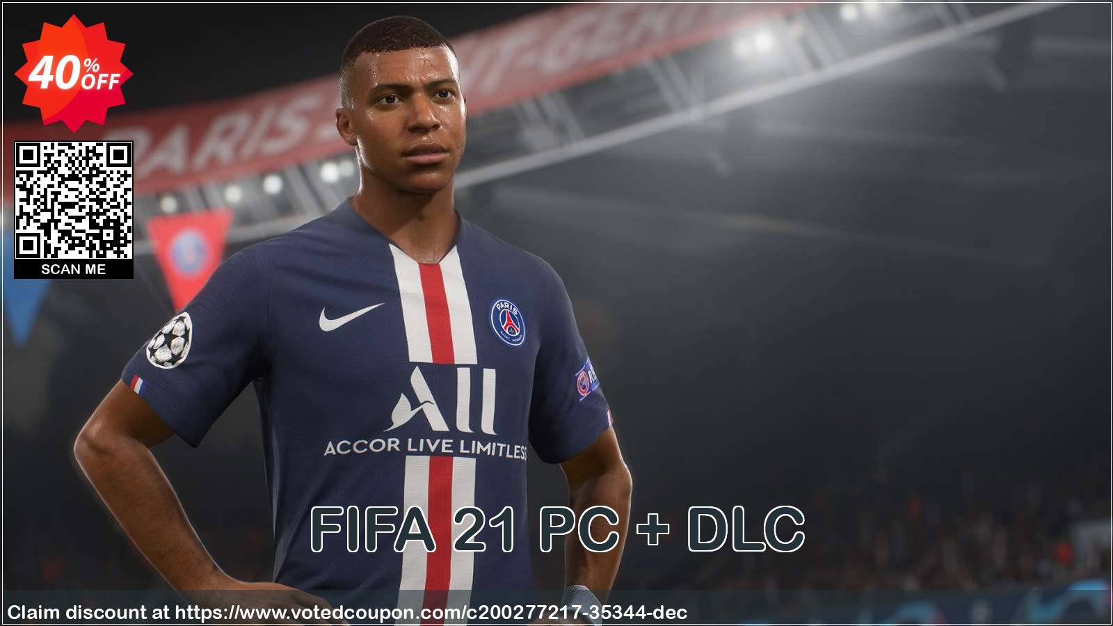 FIFA 21 PC + DLC Coupon, discount FIFA 21 PC + DLC Deal 2024 CDkeys. Promotion: FIFA 21 PC + DLC Exclusive Sale offer 