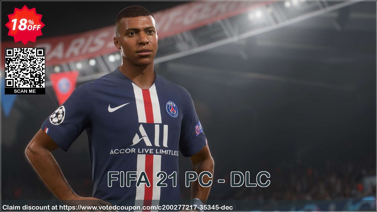 FIFA 21 PC - DLC Coupon Code May 2024, 18% OFF - VotedCoupon