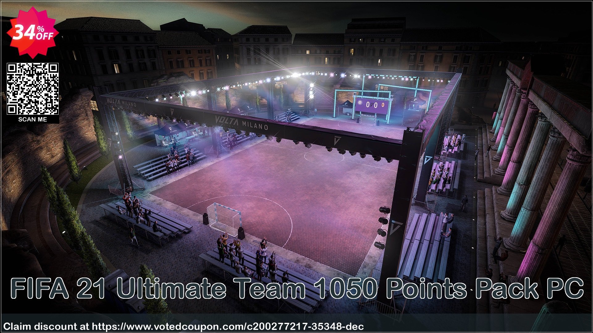 FIFA 21 Ultimate Team 1050 Points Pack PC Coupon Code May 2024, 34% OFF - VotedCoupon