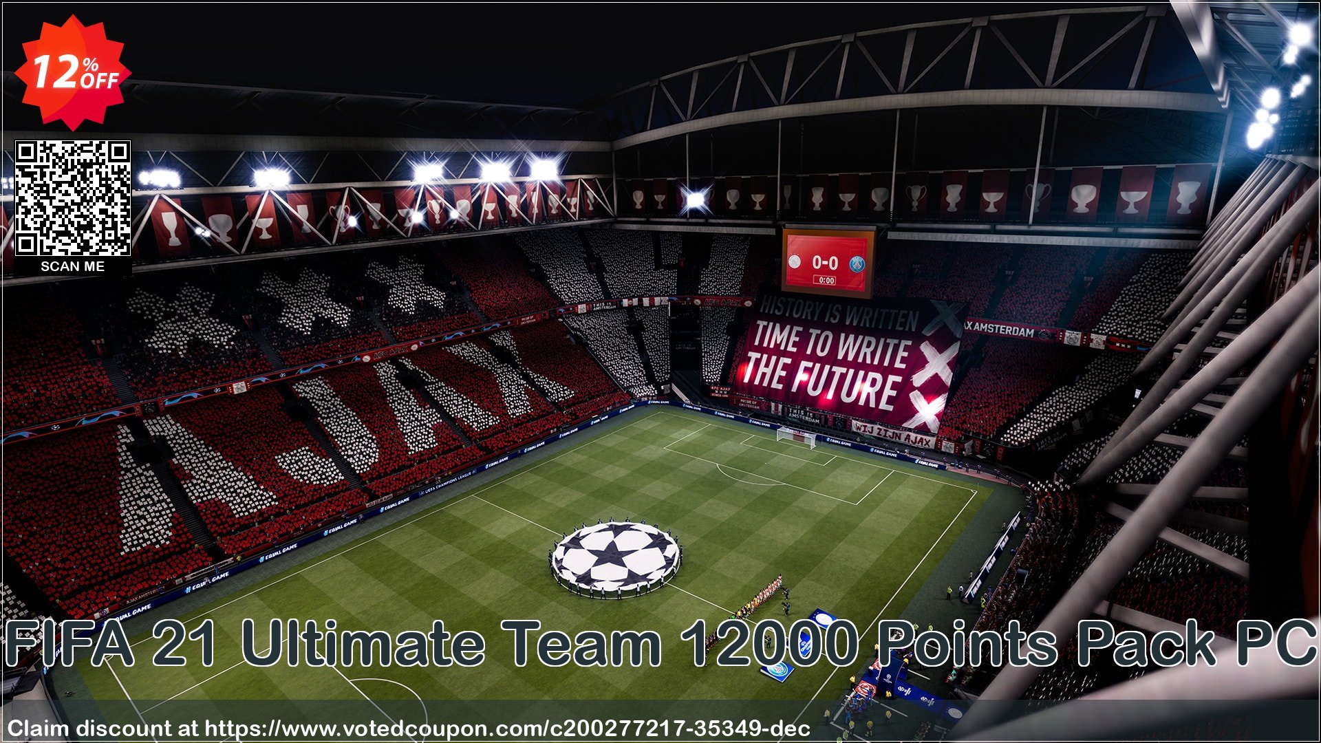 FIFA 21 Ultimate Team 12000 Points Pack PC Coupon Code Apr 2024, 12% OFF - VotedCoupon