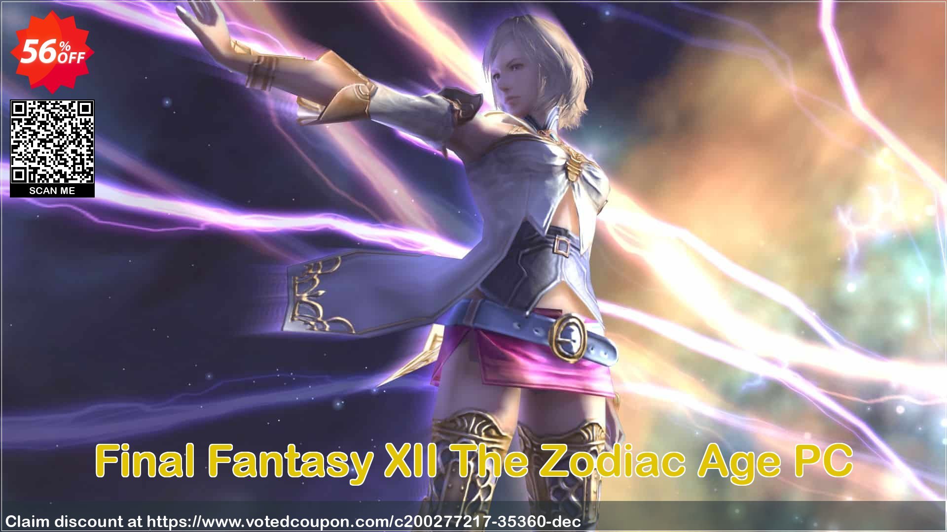 Final Fantasy XII The Zodiac Age PC Coupon Code May 2024, 56% OFF - VotedCoupon