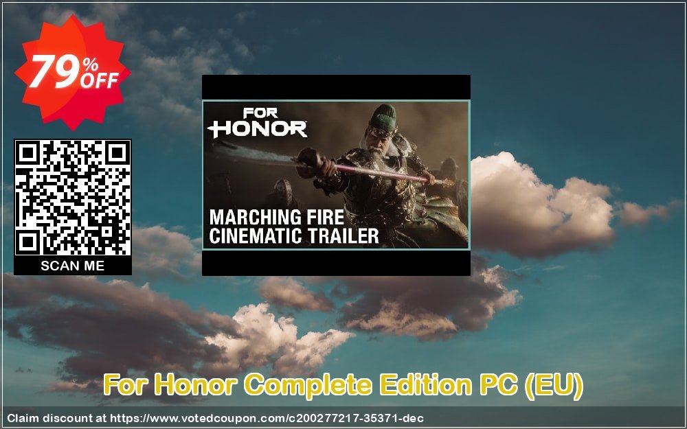 For Honor Complete Edition PC, EU  Coupon Code May 2024, 79% OFF - VotedCoupon