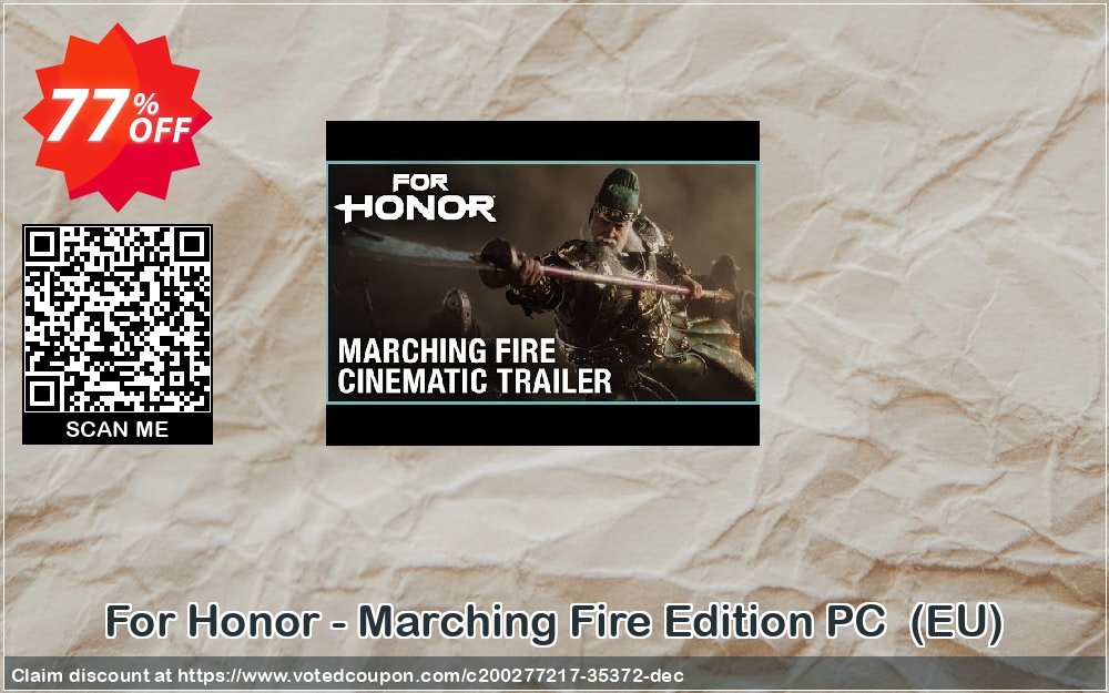 For Honor - Marching Fire Edition PC , EU  Coupon, discount For Honor - Marching Fire Edition PC  (EU) Deal 2024 CDkeys. Promotion: For Honor - Marching Fire Edition PC  (EU) Exclusive Sale offer 