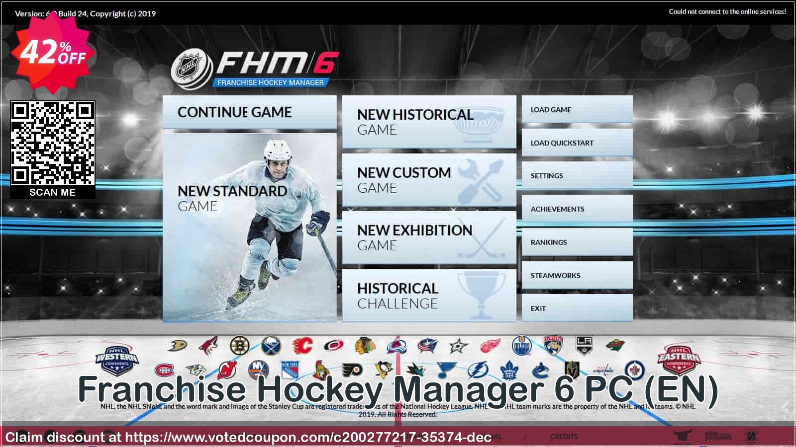 Franchise Hockey Manager 6 PC, EN  Coupon, discount Franchise Hockey Manager 6 PC (EN) Deal 2023 CDkeys. Promotion: Franchise Hockey Manager 6 PC (EN) Exclusive Sale offer 