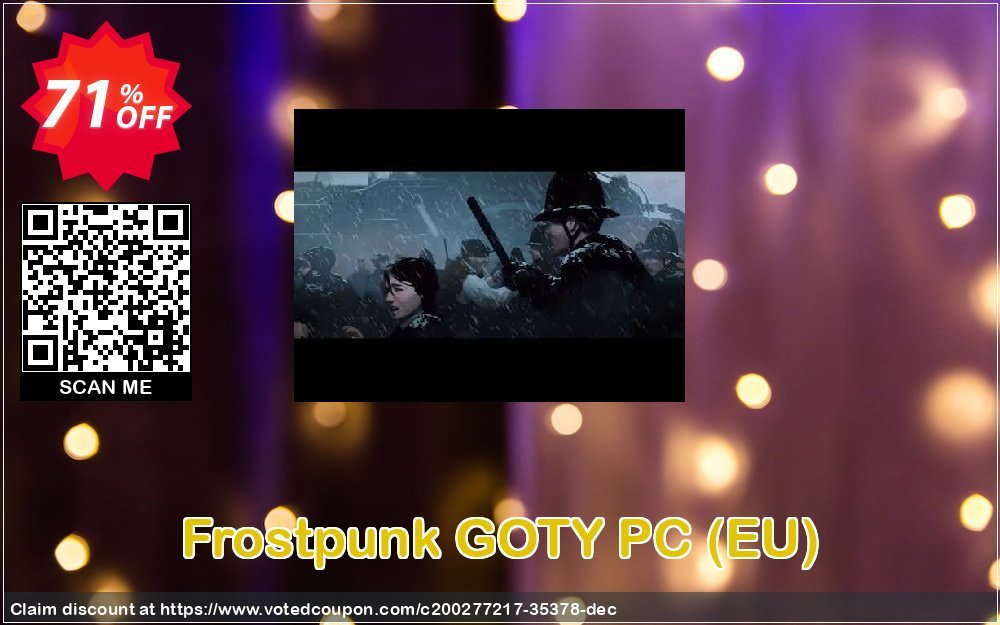 Frostpunk GOTY PC, EU  Coupon, discount Frostpunk GOTY PC (EU) Deal 2024 CDkeys. Promotion: Frostpunk GOTY PC (EU) Exclusive Sale offer 