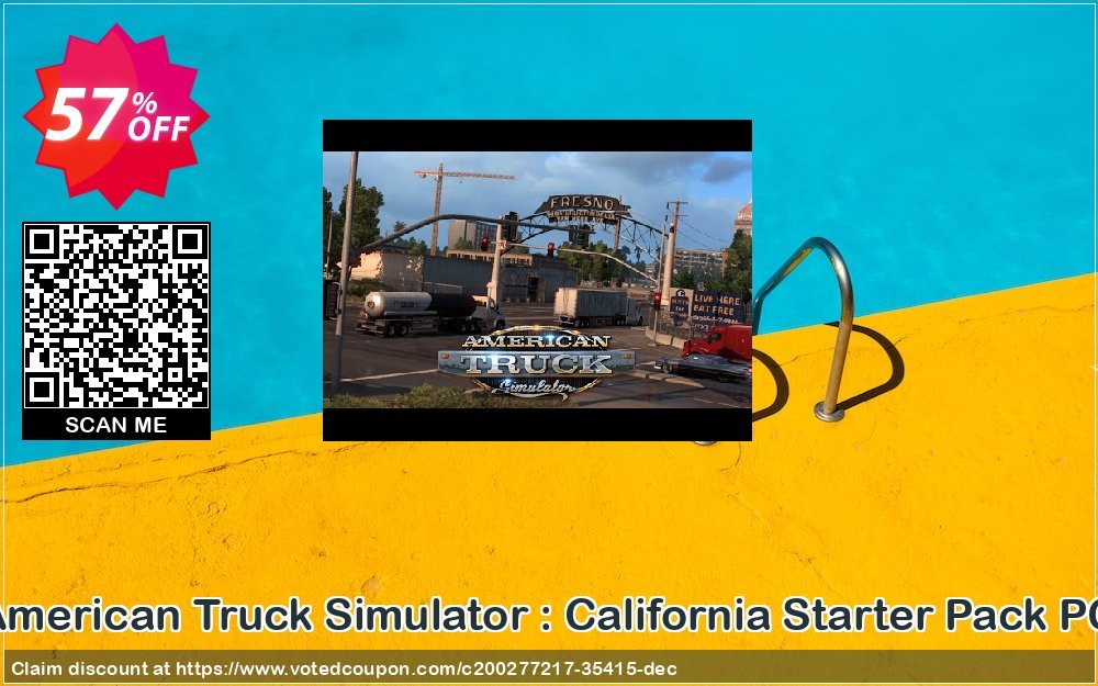 American Truck Simulator : California Starter Pack PC Coupon, discount American Truck Simulator : California Starter Pack PC Deal 2024 CDkeys. Promotion: American Truck Simulator : California Starter Pack PC Exclusive Sale offer 