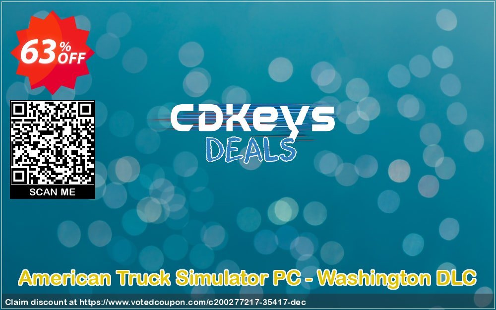 American Truck Simulator PC - Washington DLC Coupon, discount American Truck Simulator PC - Washington DLC Deal 2024 CDkeys. Promotion: American Truck Simulator PC - Washington DLC Exclusive Sale offer 