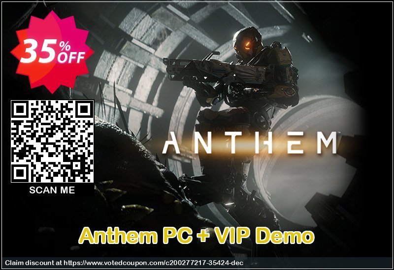 Anthem PC + VIP Demo Coupon, discount Anthem PC + VIP Demo Deal 2024 CDkeys. Promotion: Anthem PC + VIP Demo Exclusive Sale offer 