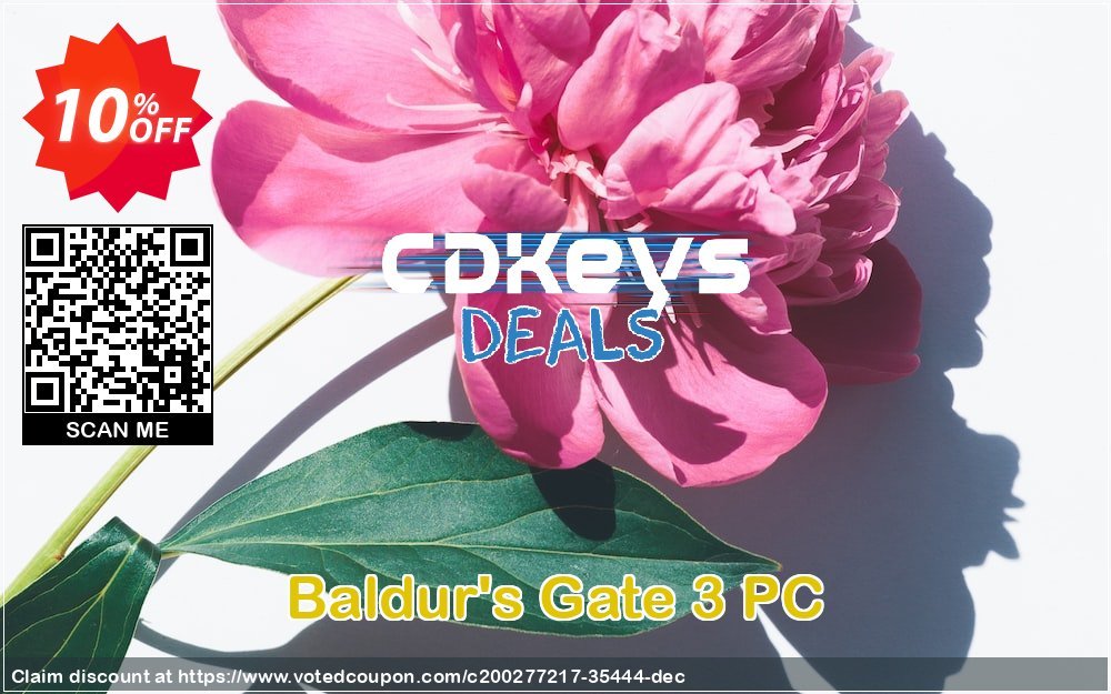 Baldur&#039;s Gate 3 PC Coupon, discount Baldur's Gate 3 PC Deal 2024 CDkeys. Promotion: Baldur's Gate 3 PC Exclusive Sale offer 