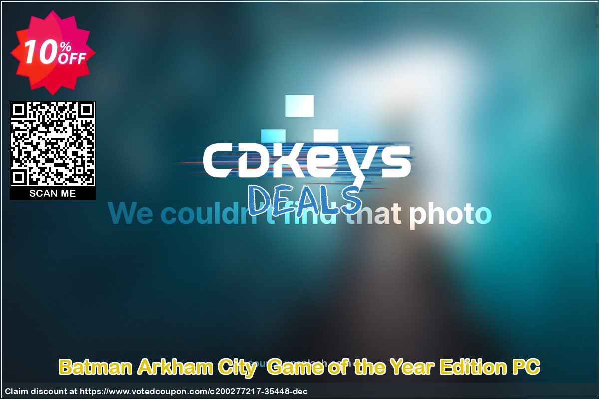 Batman Arkham City  Game of the Year Edition PC Coupon, discount Batman Arkham City  Game of the Year Edition PC Deal 2024 CDkeys. Promotion: Batman Arkham City  Game of the Year Edition PC Exclusive Sale offer 