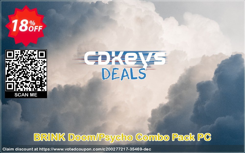 BRINK Doom/Psycho Combo Pack PC Coupon Code Apr 2024, 18% OFF - VotedCoupon