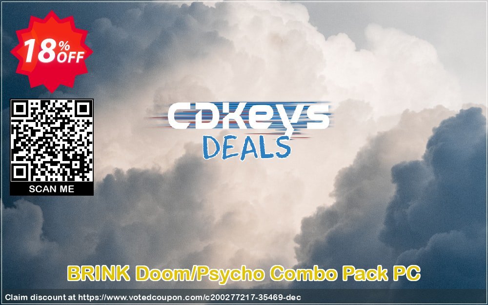 BRINK Doom/Psycho Combo Pack PC Coupon, discount BRINK Doom/Psycho Combo Pack PC Deal 2024 CDkeys. Promotion: BRINK Doom/Psycho Combo Pack PC Exclusive Sale offer 