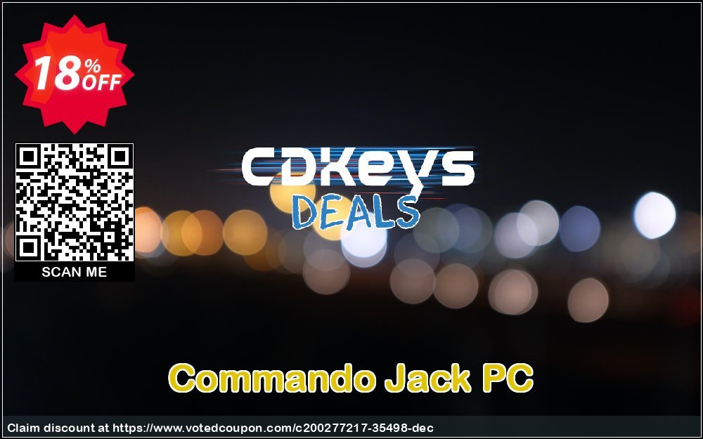 Commando Jack PC Coupon, discount Commando Jack PC Deal 2024 CDkeys. Promotion: Commando Jack PC Exclusive Sale offer 