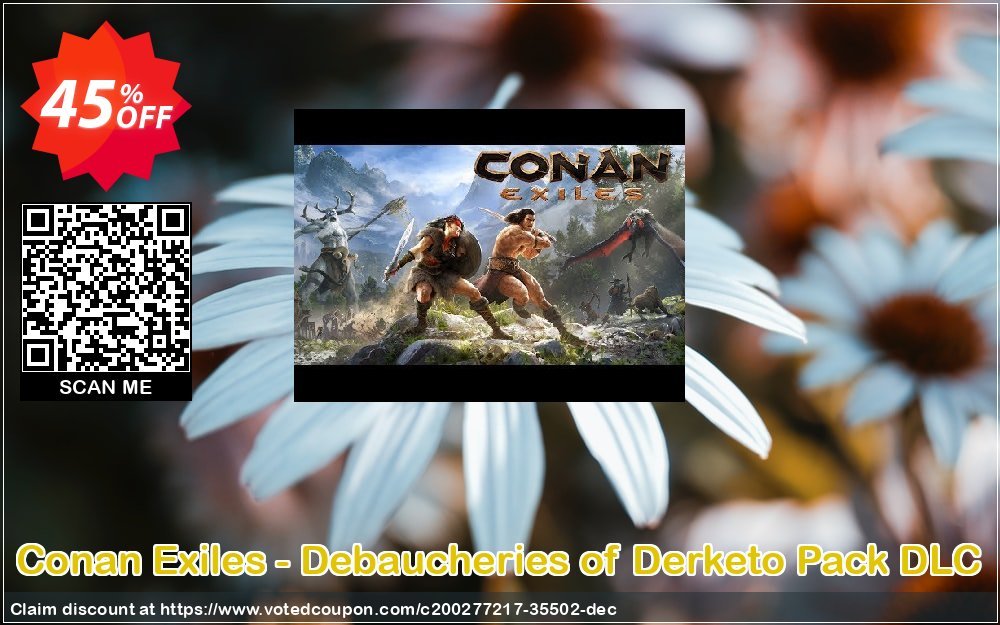 Conan Exiles - Debaucheries of Derketo Pack DLC Coupon, discount Conan Exiles - Debaucheries of Derketo Pack DLC Deal 2024 CDkeys. Promotion: Conan Exiles - Debaucheries of Derketo Pack DLC Exclusive Sale offer 