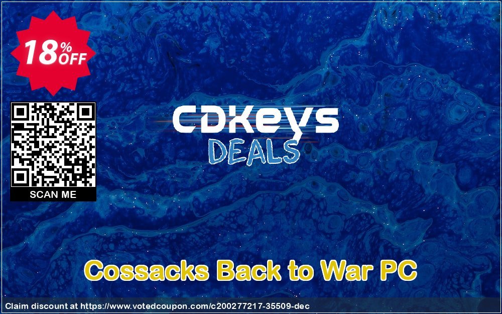 Cossacks Back to War PC Coupon, discount Cossacks Back to War PC Deal 2024 CDkeys. Promotion: Cossacks Back to War PC Exclusive Sale offer 