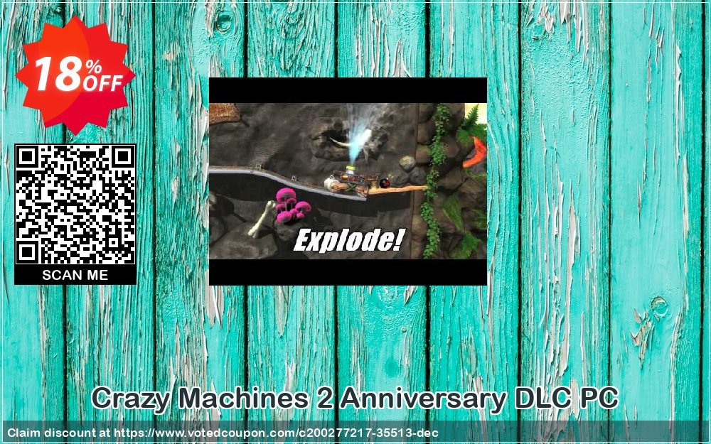 Crazy MAChines 2 Anniversary DLC PC Coupon Code May 2024, 18% OFF - VotedCoupon