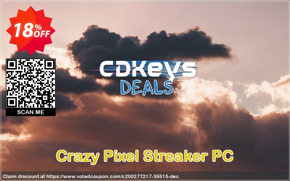 Crazy Pixel Streaker PC Coupon, discount Crazy Pixel Streaker PC Deal 2024 CDkeys. Promotion: Crazy Pixel Streaker PC Exclusive Sale offer 