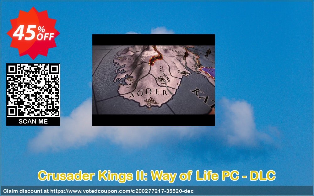 Crusader Kings II: Way of Life PC - DLC Coupon, discount Crusader Kings II: Way of Life PC - DLC Deal 2024 CDkeys. Promotion: Crusader Kings II: Way of Life PC - DLC Exclusive Sale offer 