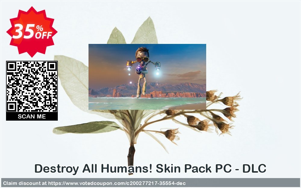 Destroy All Humans! Skin Pack PC - DLC Coupon, discount Destroy All Humans! Skin Pack PC - DLC Deal 2024 CDkeys. Promotion: Destroy All Humans! Skin Pack PC - DLC Exclusive Sale offer 