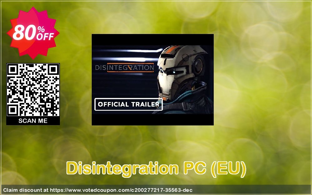 Disintegration PC, EU  Coupon, discount Disintegration PC (EU) Deal 2024 CDkeys. Promotion: Disintegration PC (EU) Exclusive Sale offer 