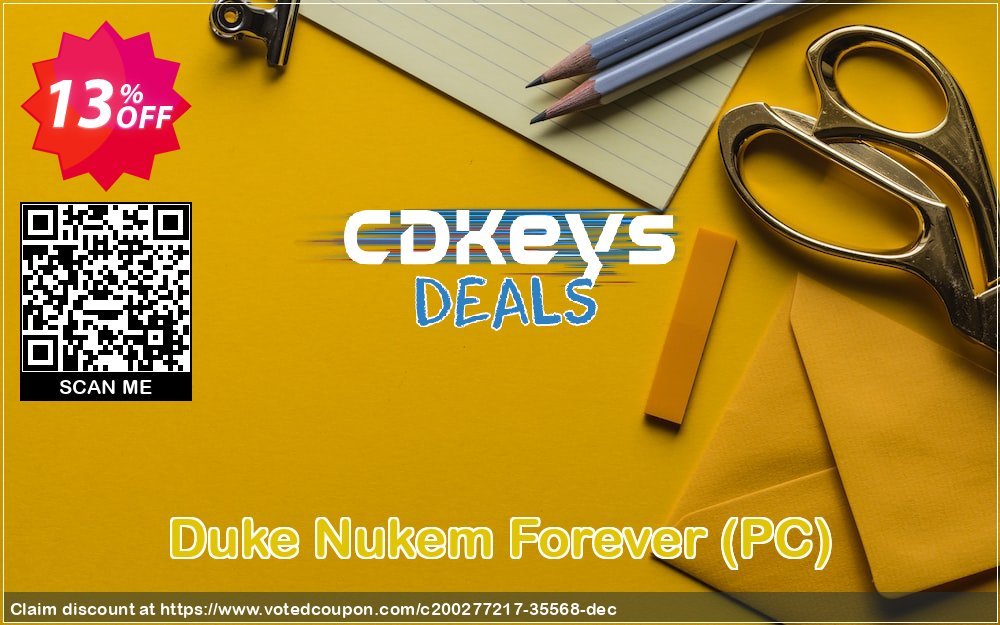 Duke Nukem Forever, PC  Coupon, discount Duke Nukem Forever (PC) Deal 2024 CDkeys. Promotion: Duke Nukem Forever (PC) Exclusive Sale offer 