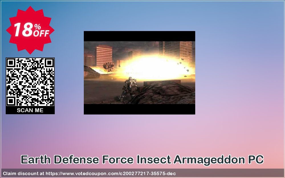 Earth Defense Force Insect Armageddon PC Coupon, discount Earth Defense Force Insect Armageddon PC Deal 2024 CDkeys. Promotion: Earth Defense Force Insect Armageddon PC Exclusive Sale offer 