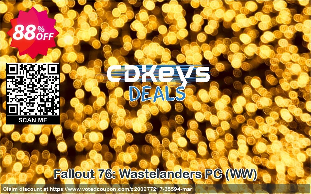 Fallout 76: Wastelanders PC, WW  Coupon, discount Fallout 76: Wastelanders PC (WW) Deal 2024 CDkeys. Promotion: Fallout 76: Wastelanders PC (WW) Exclusive Sale offer 