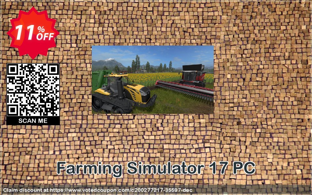 Farming Simulator 17 PC Coupon, discount Farming Simulator 17 PC Deal 2024 CDkeys. Promotion: Farming Simulator 17 PC Exclusive Sale offer 