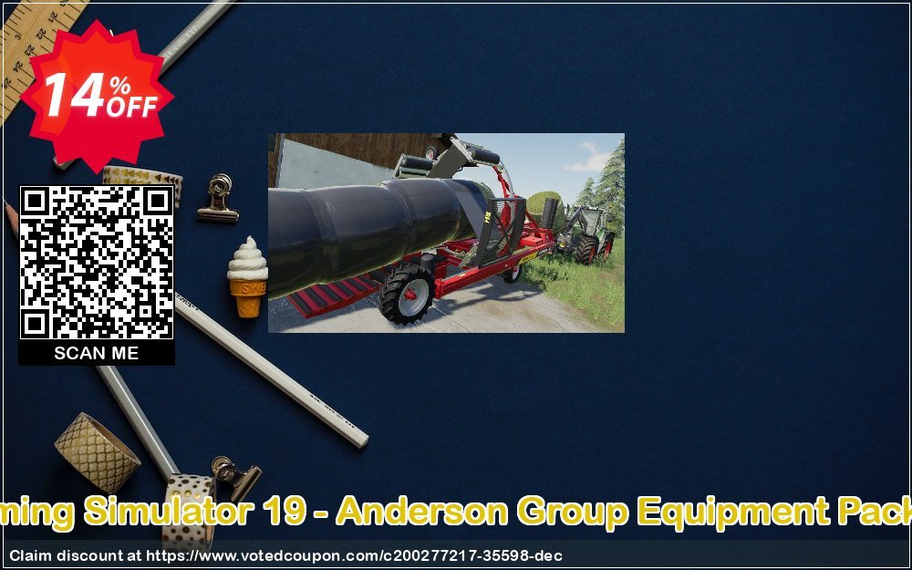 Farming Simulator 19 - Anderson Group Equipment Pack PC Coupon, discount Farming Simulator 19 - Anderson Group Equipment Pack PC Deal 2024 CDkeys. Promotion: Farming Simulator 19 - Anderson Group Equipment Pack PC Exclusive Sale offer 