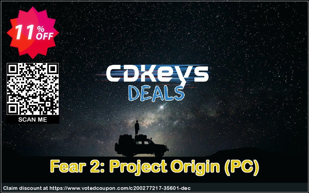 Fear 2: Project Origin, PC  Coupon, discount Fear 2: Project Origin (PC) Deal 2024 CDkeys. Promotion: Fear 2: Project Origin (PC) Exclusive Sale offer 