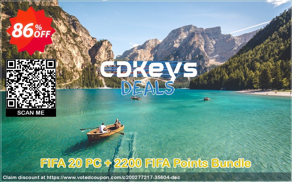 FIFA 20 PC + 2200 FIFA Points Bundle Coupon, discount FIFA 20 PC + 2200 FIFA Points Bundle Deal 2024 CDkeys. Promotion: FIFA 20 PC + 2200 FIFA Points Bundle Exclusive Sale offer 